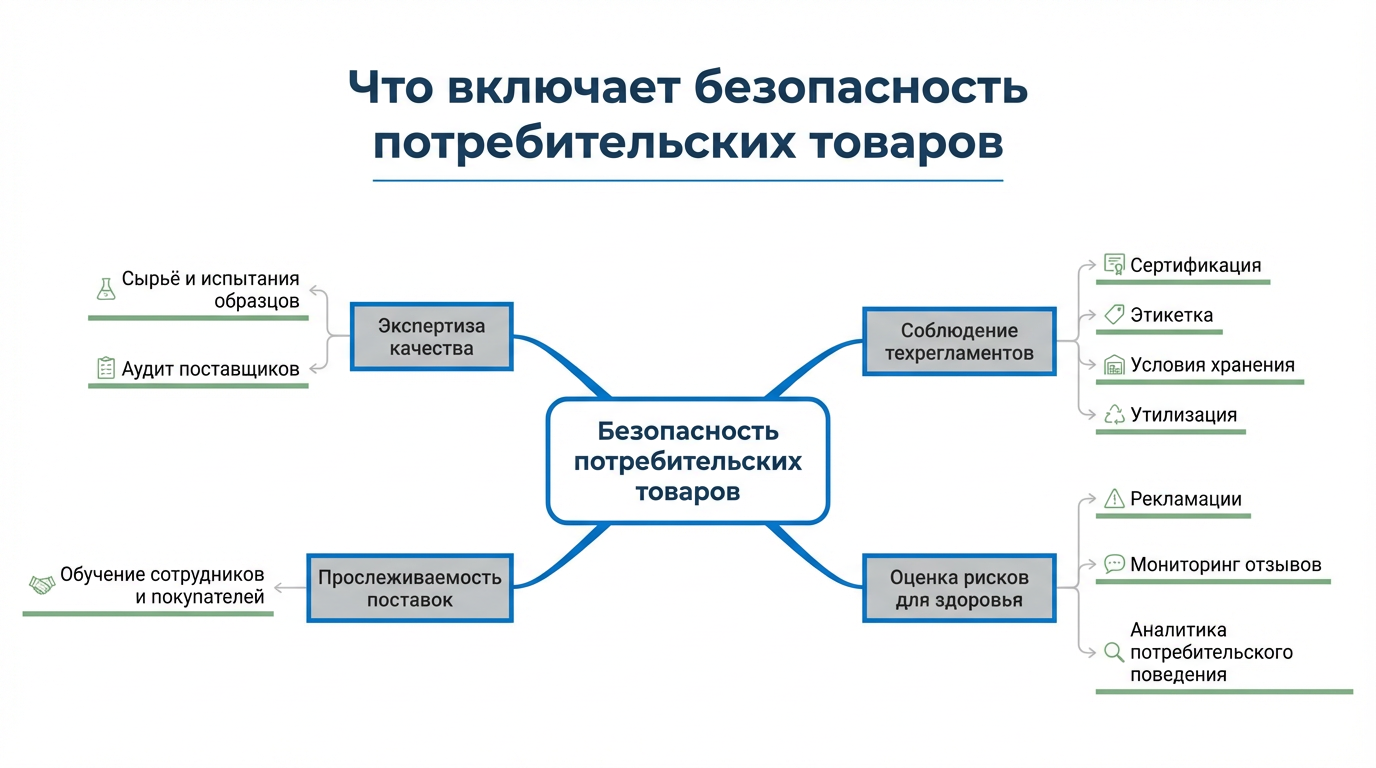 Что включает безопасность потребительских товаров